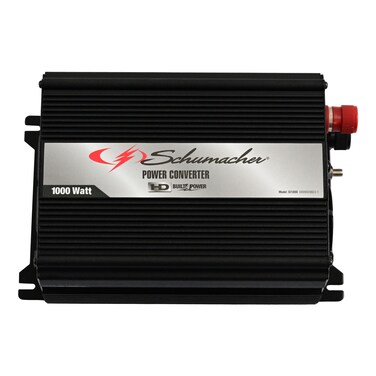 Schumacher SI1000 DC to AC Power Inverter - 1000W AC/USB - For Converting Vehicle Power to Household Power for Camping, Tailgating and More, RED