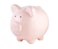 Pearhead Large Ceramic Piggy Bank, Ideal for Boys and Girls, Kids Money and Coin Bank, Perfect Baby Boy Nursery D&eacute;cor, Great Gift and Newborn Keepsake, Light Pink