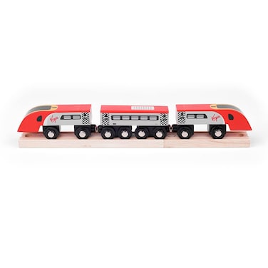 Bigjigs Rail Virgin Pendolino Train - Toy Train for Wooden Train Set, Bigjigs Train Accessories, Bigjigs Train