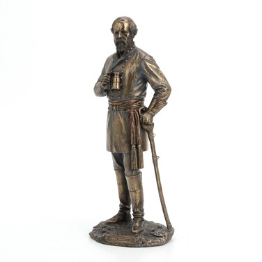 Veronese Design 11 1/4" Tall Robert E Lee Standing Cold Cast Resin Sculpture Antique Bronze Finish Statue Civil War Gift