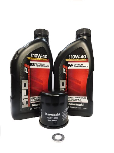 2015-2023 Kawasaki Vulcan S EN650 Vulcan ABS CAF&Eacute; SE OEM Oil Change Kit KAW07