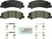 BOSCH BC1159 QuietCast Premium Ceramic Disc Brake Pad Set - Compatible with Select Buick Allure, LaCrosse, Lucerne; Cadillac DTS; Chevrolet Impala, Monte Carlo; FRONT