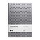 Zequenz Classic 360 Air Series, Size: Large, Color: Silver, Paper: Dot, Soft cover Notebook, Soft Bound Journal, 5.75" x 8.25", 200 sheets / 400 pages, Dot Grid Pattern Premium Paper