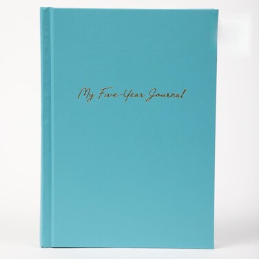 Hard Cover 5 Year Journal   The Easiest to Use Five Year Journal   Quick and Easy Five Year Daily Journal System   6x8.25 Inch Size (Turquoise)