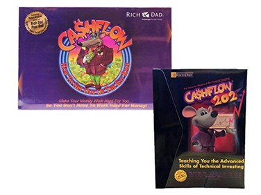 CASHFLOW 101 &amp; CASHFLOW 202 INVESTMENT BOARD GAME - BY ROBERT KIYOSAKI FROM RICH DAD POOR DAD