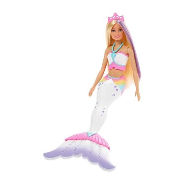 Barbie Dreamtopia Color Magic Mermaid Doll with Outfit and Tail for Coloring with Included Crayola Washable Color Wands