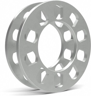Wheel Accessories Parts 2 Pcs Die Cast Wheel Spacers 6mm 1/4" Thick Fits Bolt Patterns 5x4.25 5x110mm 5x112mm 5x4.5 5x115mm 5x120mm 5x4.75 5x5.0 5x135mm 5x5.5 Fits 5 Lug Pass Cars Light Trucks
