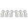 Wilkinson 3R3L E-Z-LOK Guitar Tuners Machine Heads Tuning Pegs Keys Set for Electric or Acoustic Guitar, Chrome