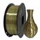CC3D Silk Antique Gold PLA Filament 1.75 mm 3D Printer Filament 1KG 2.2LBS 3D Printing Material Silky Shiny Gold Filament Metallic Metal Bronze Brass PLA Old Gold Silver Copper Color