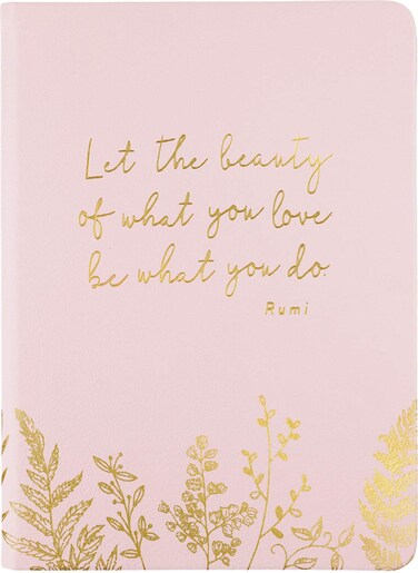 WORLD TRAVELER Eccolo Rumi Writing Journal, 256 Lined Page Notebook, Faux Leather Cover