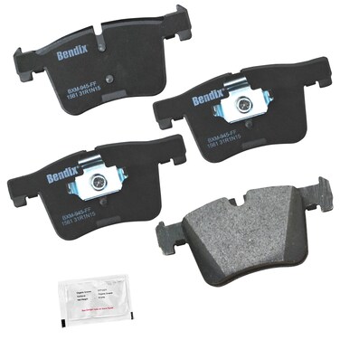 Bendix Priority1 CFM1561 Semi-Metallic Front Brake Pads for Select Models BMW 120i,220i,228i,xDrive,230i,320i,328d,328i,GT 330e,330i,428i,Gran Coupe,xDrive 430i,X3,X4