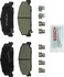BOSCH BC273 QuietCast Premium Ceramic Disc Brake Pad Set - Compatible with Select Honda Accord, Civic, Civic del Sol, CRX; FRONT