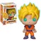 Funko Super Saiyan Goku [Glow-in-Dark] (EE Exclusive): Dragonball Z x POP! Animation Vinyl Figure &amp; 1 POP! Compatible PET Plastic Graphical Protector Bundle [#014 / 05040 - B]