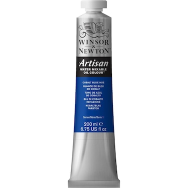 Winsor &amp; Newton Artisan Water Mixable Oil Colour, 6.75-oz (200ml), Cobalt Blue Hue