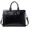 BOSTANTEN Women Genuine Leather Briefcase Tote Business Vintage Handbag 15.6" Laptop Shoulder Bag Brown