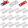 Drawer Magnets Jiayi 12 Pack Ultra Thin Cabinet Door Magnet Stainless Steel Magnetic Cabinet Latches Hardware Cabinet Magnets Catch for Sliding Door Kitchen Cupboard Closure Closet Door Closer
