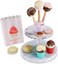 Fisher-Price Cake Pop Shop - 24-Piece Pretend Dessert Bakery Play Set with Real Wood for Preschoolers 3 Years &amp; Up