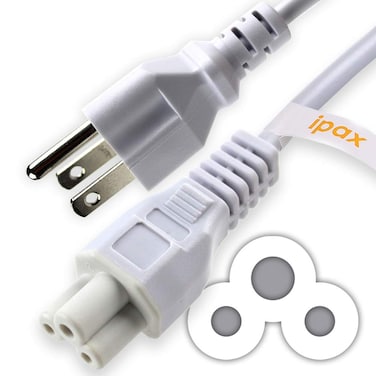 Ipax 10 Feet Hi-Quality 3-Prong Copper AC Adapter Power Supply Cord Cable Compatible with Mac Studio LG TV 32lLN300 UB 47LB6300 42LN5300 43LF5400 55LF6000 HD