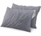 Utopia Bedding Waterproof Pillow Protectors Zippered (2 Pack, Grey) King Size, Zippered Pillowcases, Bed Bug Proof Pillow Encasement Covers 20 x 38 Inches