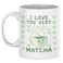LookHUMAN Heart Coffee Mug - Unique Coffee Mugs for Coffee Lovers, Double-Sided Print Ceramic Coffee Cups for Matcha Lovers, Dishwasher Safe Novelty Coffee Mugs for Women &amp; Men, 11oz