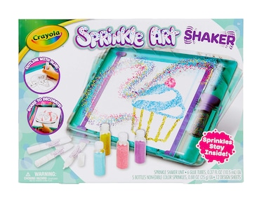 Crayola Sprinkle Art Shaker, Rainbow Arts and Crafts, Gifts for Girls &amp; Boys, Ages 5, 6, 7, 8