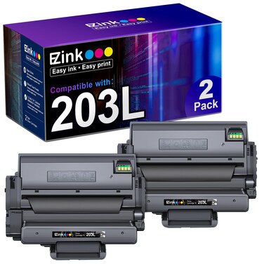 E-Z Ink Compatible Toner Cartridge Replacement for Samsung 203L 203 MLT-D203L High Yield to use with ProXpress M3370FD M3870FW M4070FR M3320ND M3820DW M4020ND (Black, 2 Pack)