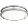 LB72165 LED Flush Mount Ceiling Light, 16 inch, 23W (200W Equivalent) Dimmable 1610lm, 5000K Daylight, Brushed Nickel Round Lighting Fixture for Kitchen,Hallway,Bathroom,Stairwell