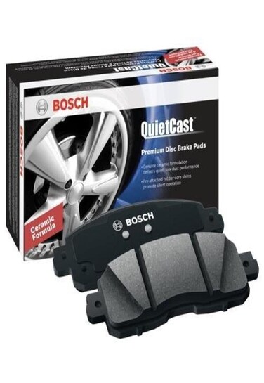 BOSCH BC655 QuietCast Premium Ceramic Disc Brake Pad Set - Compatible With Select Dodge Ram 2500/3500 Van; Ford E-250, E-350, E-450, Super Duty, Econoline, F-250, F-250 HD, F-350; FRONT