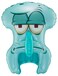 Spongebob Squarepants, Spongeheads, +20&rdquo; Tall Inflatable Wearable, Squidward, Blue