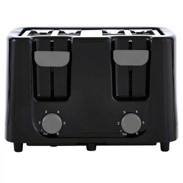 Continental Electric CE-TT029 Toaster, 4 Slice,Cool Touch, Black