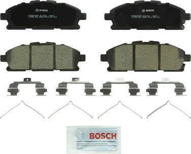 BOSCH BC1552 QuietCast Premium Ceramic Disc Brake Pad Set - Compatible with Select Nissan Quest; FRONT