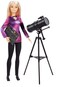 Barbie​Astrophysicist Doll, Blonde with Telescope and Star Map, Inspired by National Geographic
