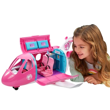 Barbie Toy Airplane Playset, Dreamplane with 15+ Doll-Sized Accessories Including Puppy, Snack Cart, Reclining Seats &amp; More (Amazon Exclusive)
