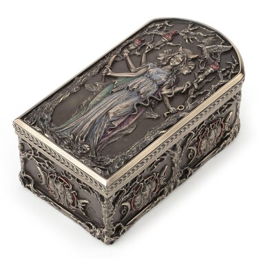 Veronese Design Hecate Triple Goddess Decorative Trinket Box