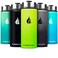 HYDRO CELL Stainless Steel Insulated Water Bottle with Straw - For Cold &amp; Hot Drinks - Metal Vacuum Flask with Screw Cap and Modern Leakproof Sport Thermos for Kids &amp; Adults (Neon 18oz)