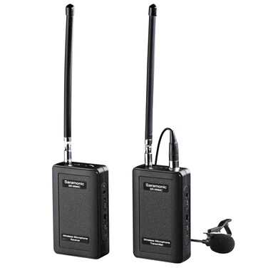 Saramonic Wireless Lavalier Microphone fo iPhone 11 X 8 8 Plus 7 7 Plus 6 6s, Lapel Mic System for iOS Smartphone iPad DSLR Cameras Camcorder Canon 6D Nikon Sony DV Recoder YouTube Vlog