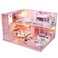 Spilay Dollhouse Miniature with Wooden Furniture,DIY Dollhouse Handmade Mini Modern Model with Dust Cover &amp; Music Box,1:24 Scale Doll House Creative Gift for Adult Friend Lover (Dream Angels)