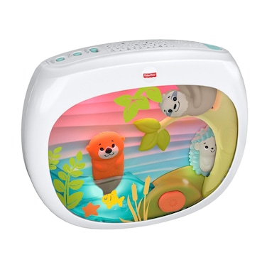 Fisher-Price Baby Toy Settle &amp; Sleep Projection Soother, Crib-Attach Sound Machine with Music &amp; Lights for Newborns Ages 0+ Months