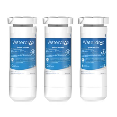 Waterdrop XWF Replacement for GE&reg; XWF Refrigerator, GE&reg; XWF Water Filter, WR17X30702, 3 Filters