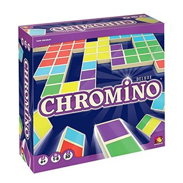 Chromino Deluxe Board Game - Strategic Tile-Matching Fun for The Whole Family! Ages 6+, 1-8 Players, 30 Min Playtime, Made by Zygomatic