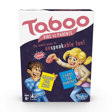 Taboo Kids vs. Parents Family Board Game Ages 8 and Up