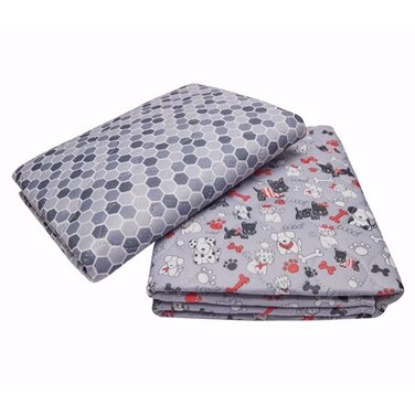 Caldwell's Pet Supply Co. 30x36 Potty Pads, Washable Pee Pads for Dogs, Reusable Pee Pad for Dogs, Puppy Potty Mat, Whelping Rug, Reusable Puppy Mat, Waterproof Rug for Dog, for Medium Dog (Set of 2)