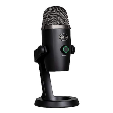 Logitech for Creators Blue Yeti Nano USB Microphone for Gaming, Streaming, Podcasting, Twitch, YouTube, Discord, Recording for PC and Mac, Plug &amp; Play -Blackout