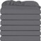 Utopia Bedding Queen Fitted Sheets - Bulk Pack of 6 Bottom Sheets - Soft Brushed Microfiber - Deep Pockets - Shrinkage &amp; Fade Resistant - Easy Care (Grey)