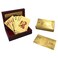 Yuanhe Gold Deck of Cards - Waterproof Playing Cards Luxury Playing Cards with Wooden Gift Box,Great for Poker Cards Game, Game Nights and Casino Party