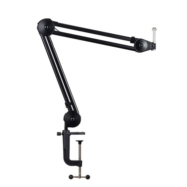 DISINO Microphone Boom Arm Stand Heavy Duty Adjustable Suspension Scissor &amp; Spring Built-in Mic Stand For Blue Yeti Snowball Microphone &amp; Blue Yeti Nano