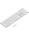 Aluminum USB Wired Keyboard with Numeric Keypad for Apple Mac Pro, Mini Mac, iMac, iMac Pro, MacBook Pro/Air