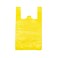 LazyMe T Shirt Bags, Plastic Bags with Handles for Grocrery and Retail Shopping, Bolsas De Plastico Para Negocio, 12x20 Inch (Yellow, 50pcs)