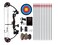 Compound Bow Archery for Youth and Beginner, Right Handed,19&rdquo;-28&rdquo; Draw Length,15-29 Lbs Draw Weight, 260 fps