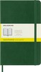 Moleskine Classic Notebook, Soft Cover, Large (5" x 8.25") Squared/Grid, Myrtle Green, 192 Pages
